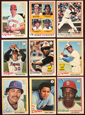 1978 Topps HOF Lot (9) Murray RC Ryan Dawson Whitaker RC Seaver Jackson MORE M/H