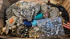 2 Lb Costume Jewelry VTG Modern Craft Junk Lot Wearable Untested Lot 48