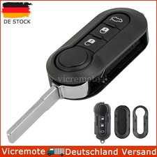 Auto Klapp Schlüssel Gehäuse Passend Für Fiat 500 Doblo Ducato Panda Punto Bravo