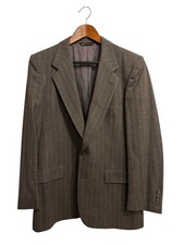 VTG Jacobson's Christian Dior Monsieur 100 Wool Pinstripe Suit Jacket USA 38