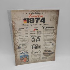 DERAYEE Geburtstagskarte Gru&szlig;karten 1975 Geschenkidee f&uuml;r Mann Frau Jubil&auml;um Fei