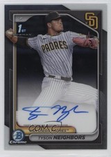 2024 Bowman Draft Chrome Prospect Auto Tyson Neighbors #CPA-TN Auto 17k2