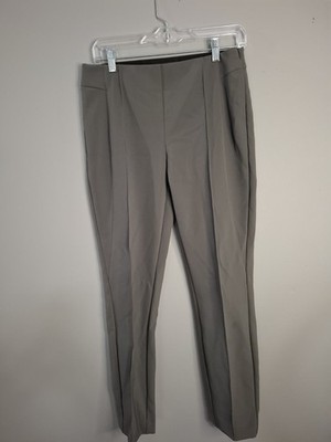 Lafayette 148 New York Women's Gramercy Acclaimed Stretch Pants in a gray color