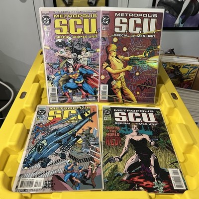Metropolis S.C.U. #1-4 VF complete series Special Crimes Unit SCU DC