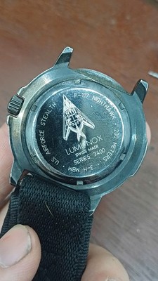 Luminox Series 3400 USAF F117 Night Hawk Stealth (2508) | eBay