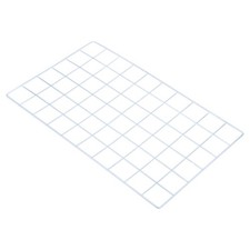 20"x12" Wire Grid Panel, 1 Pack Wall Grid Decorative Board Photo Display White