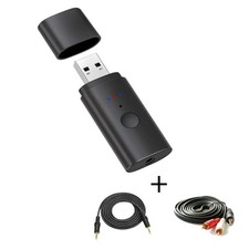 Bluetooth Spliter Wireless Audio Transmitter Adapter For 2pcs Headphones Working
