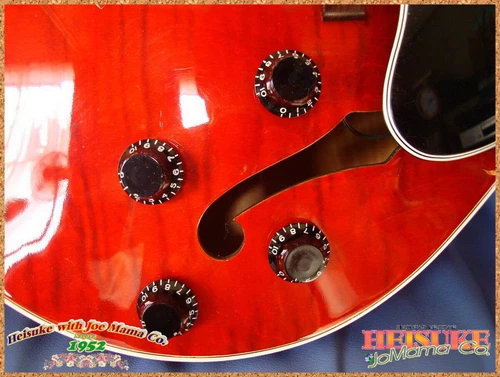 Electric Guitar Gibson ES-175D Flame Top Red Made in 2000 S/N 02650506 - Picture 5 of 10