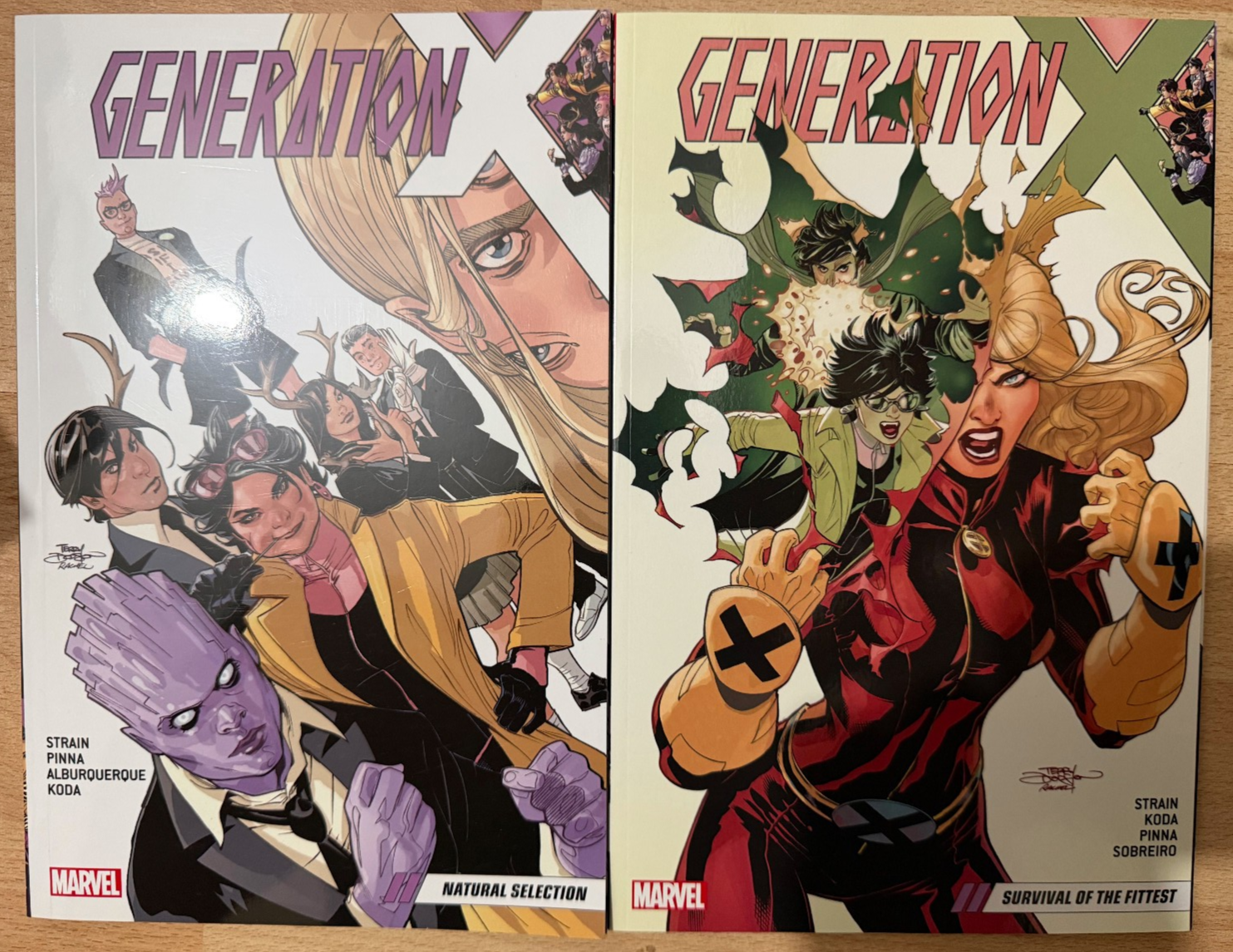 Generation X 1+2 Paperback TPB Graphic Novel Marvel Comics Strain Pinna