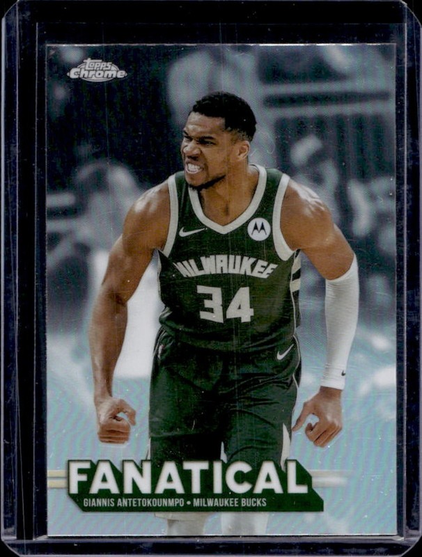 2025-26 Topps Chrome Giannis Antetokounmpo Fanatical SSP #FAN-2 Bucks
