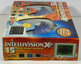 2005 INTELLIVISION X2 15 VIDEO GAME SYSTEM PLUG & PLAY 2 CONTROLLERS #10435 NIB