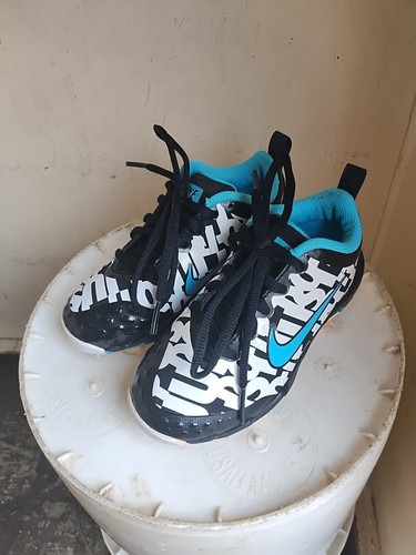 Nike Hyperdiamond Keystone Cleats Boy Girl Sz 10c Baseball Softball AR0997-041