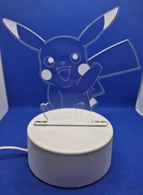Pikachu Pokemon LED Lampe 3 Stufen Anime Nachtlampe Deko Beleuchtung Kinder Fans