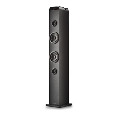 NGS Lautsprecher Turm Musikbox Sky Charm Pro BT USB Radio FM AUX 50W Schwarz