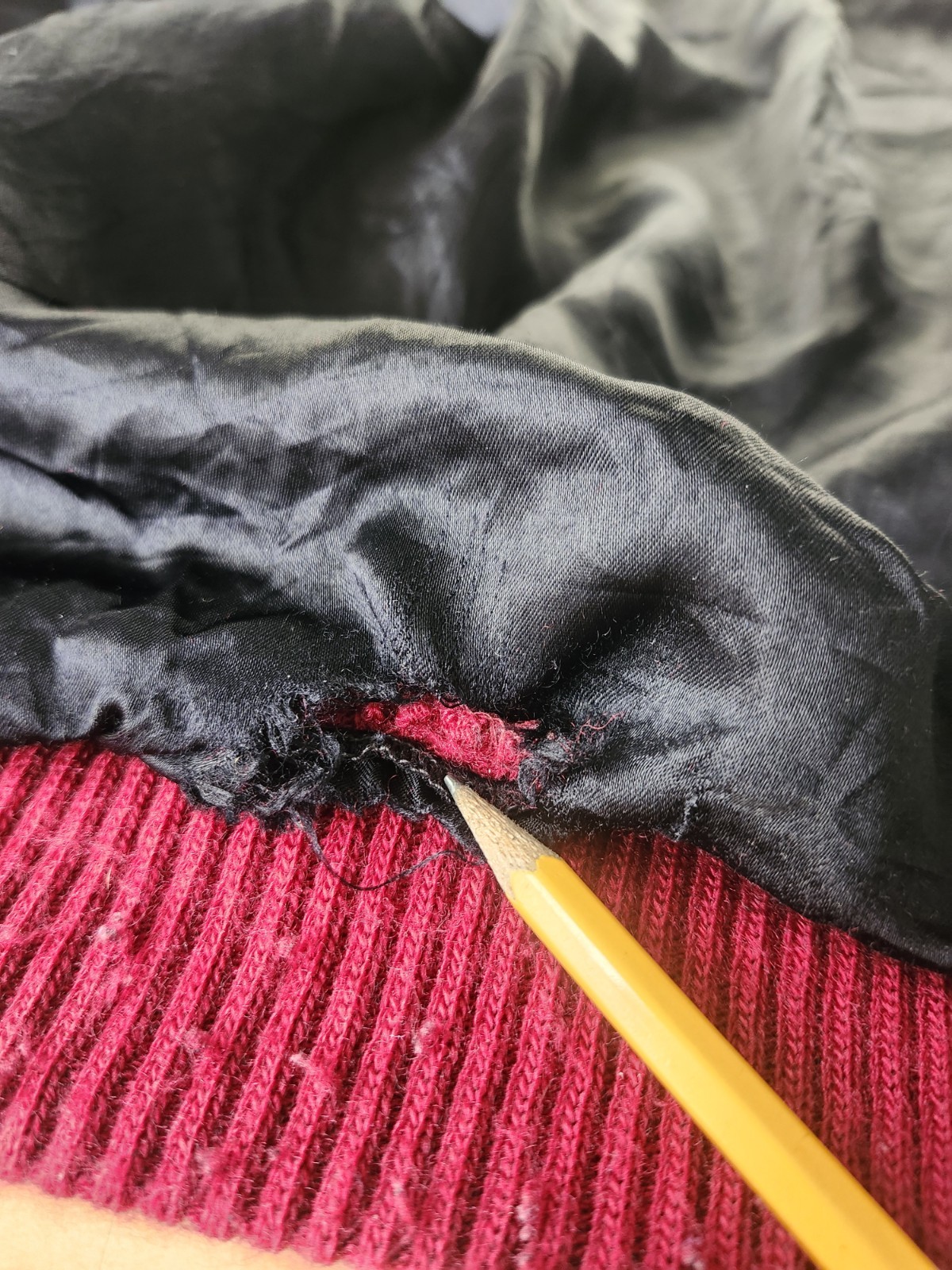 Men's Red Wool Pendleton Jacket, Size Medium - image 7