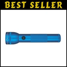 Weather-Resistant Blue Flashlight