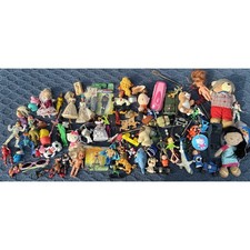 Kids Meal - Toy Box - Junk Drawer 100 Mixed Lot Vintage Toys 8 McDs, BK, Parts