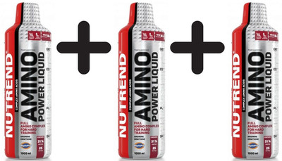 3 x Nutrend Amino Power Liquid - 1000 ml. (26,65 EUR/L)