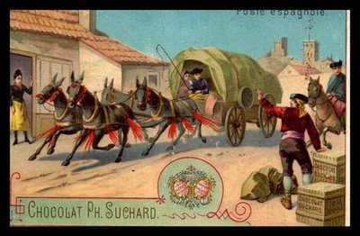 Chromos SUCHARD - la poste - la poste espagnole