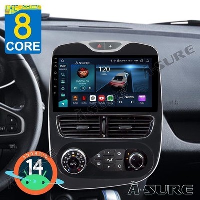 Android 14 4G+32G Autoradio CarPlay GPS NAV WIFI FM Für Renault Clio 4 2012-2018