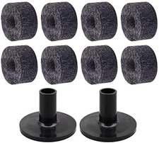 10 Pack Cymbal Stand Felts Washer Replacement Drum Cymbal Felt Pads with Cymb...