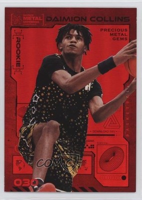 2023 Skybox Metal Universe Champions PMG Red 96/100 Daimion Collins #030 17id