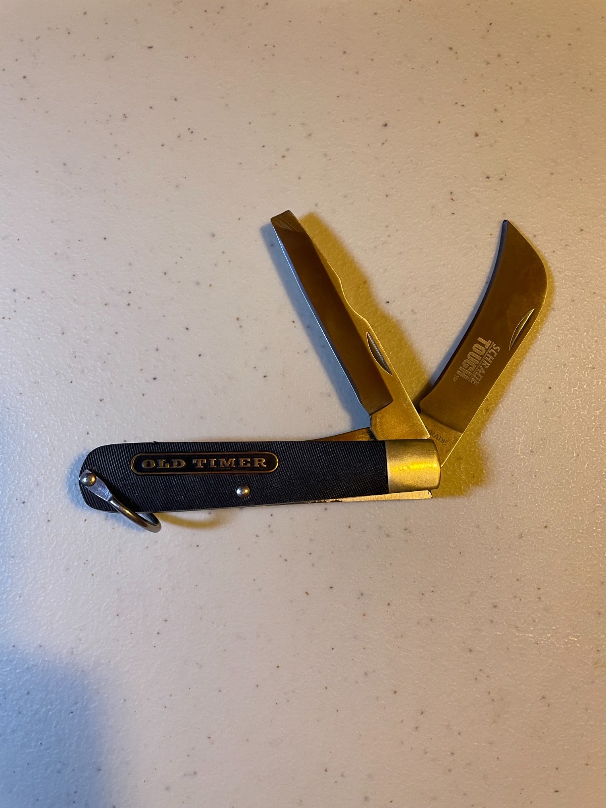 Schrade Old Timer 159OT Electrician's Knife Sawcut Handle with Shackle