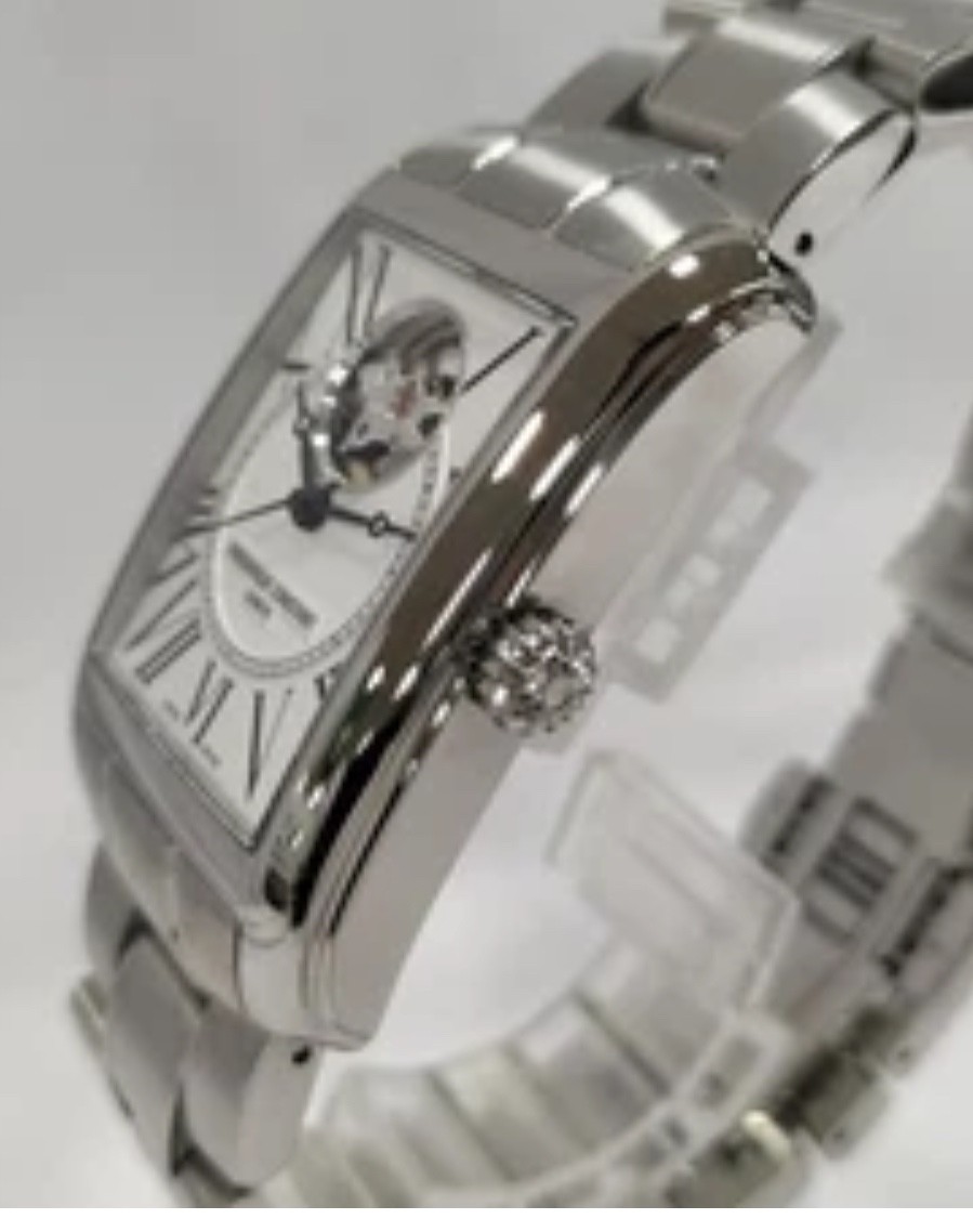 FREDERIQUE Constant Classics Silver Men's Watch FC-310MC4S36B Carree Heart Beat