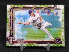 2025 Topps Holiday - Josh Smith Plaid Parallel Texas Rangers H153
