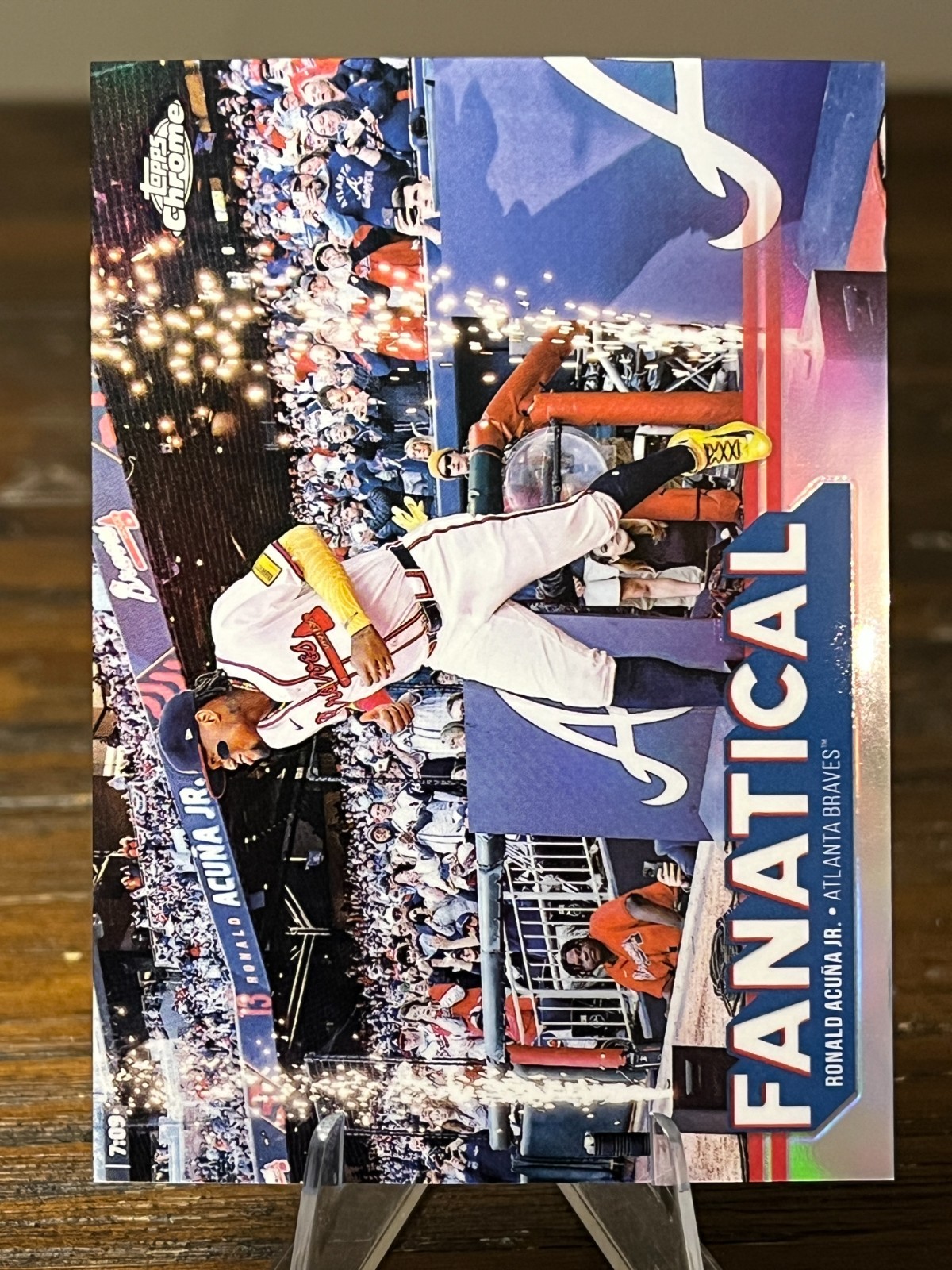 2025 Topps Chrome #FAN-16 Ronald Acuna Jr Fanatical Atlanta Braves