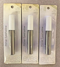 LOT OF 3 PCS ELF PRIMER EYESHADOW #21604 SEXY SILVER LONG-LASTING 0.2 fl oz EACH