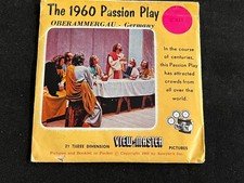 SAWYER'S View-Master C 421 1960 PASSION PLAY OBERAMMERGAU Germany Circa 1960