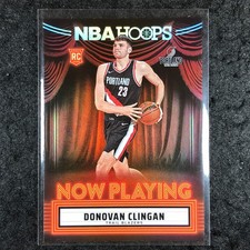 2024-25 Hoops DONOVAN CLINGAN Now Playing Rookie Holo #20