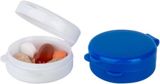 Daily round Pocket Pharmacy, Portable On-The-Go, Pill Box, Organizer and Vitamin