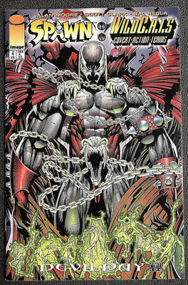 Spawn WildC.A.T.S  #4 1996  Alan Moore Scott Clark Sal Regla NM