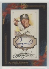 2009 Topps Allen & Ginter's Framed Mini Auto Cameron Maybin #AGA-CM Auto 1p5