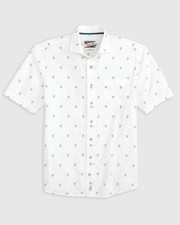 johnnie-O Bonnie Hangin' Out Button Up Shirt White Size XL