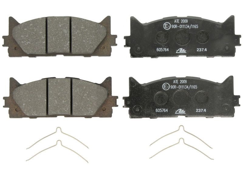 Plaquettes de frein ATE 13.0460-5764.2 à friction stable et faible poussière pour ES 2.5