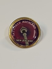 Skytower Auckland Travel Souvenir Lapel Pin New Zealand