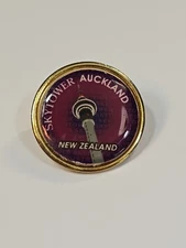 Skytower Auckland Travel Souvenir Lapel Pin New Zealand