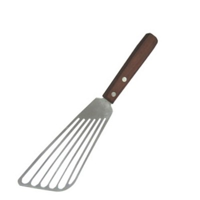 Winco Fish Spatula, Wooden Hdl, 6.5'' Blade
