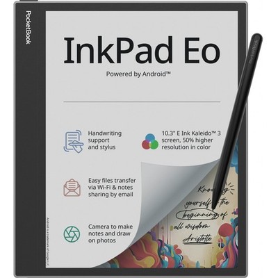 PocketBook InkPad Eo 64 GB / 4 GB eBook-Reader mist grey 300 DPI Bluetooth WLAN