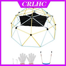 Climbing Dome, for Kids 3 to 10 Years Old,10FT Geometric Dome Climber w/ Hammock