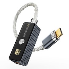 USB C DAC Headphone Amplifier, Portable 3.5mm Audio Adapter Dongle, Hi-Res 32...