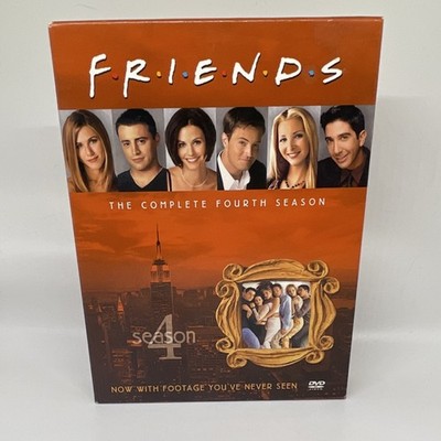 Warner Bros Friends Complete Fourth Season DVD Four Disc Set w/ Special Features