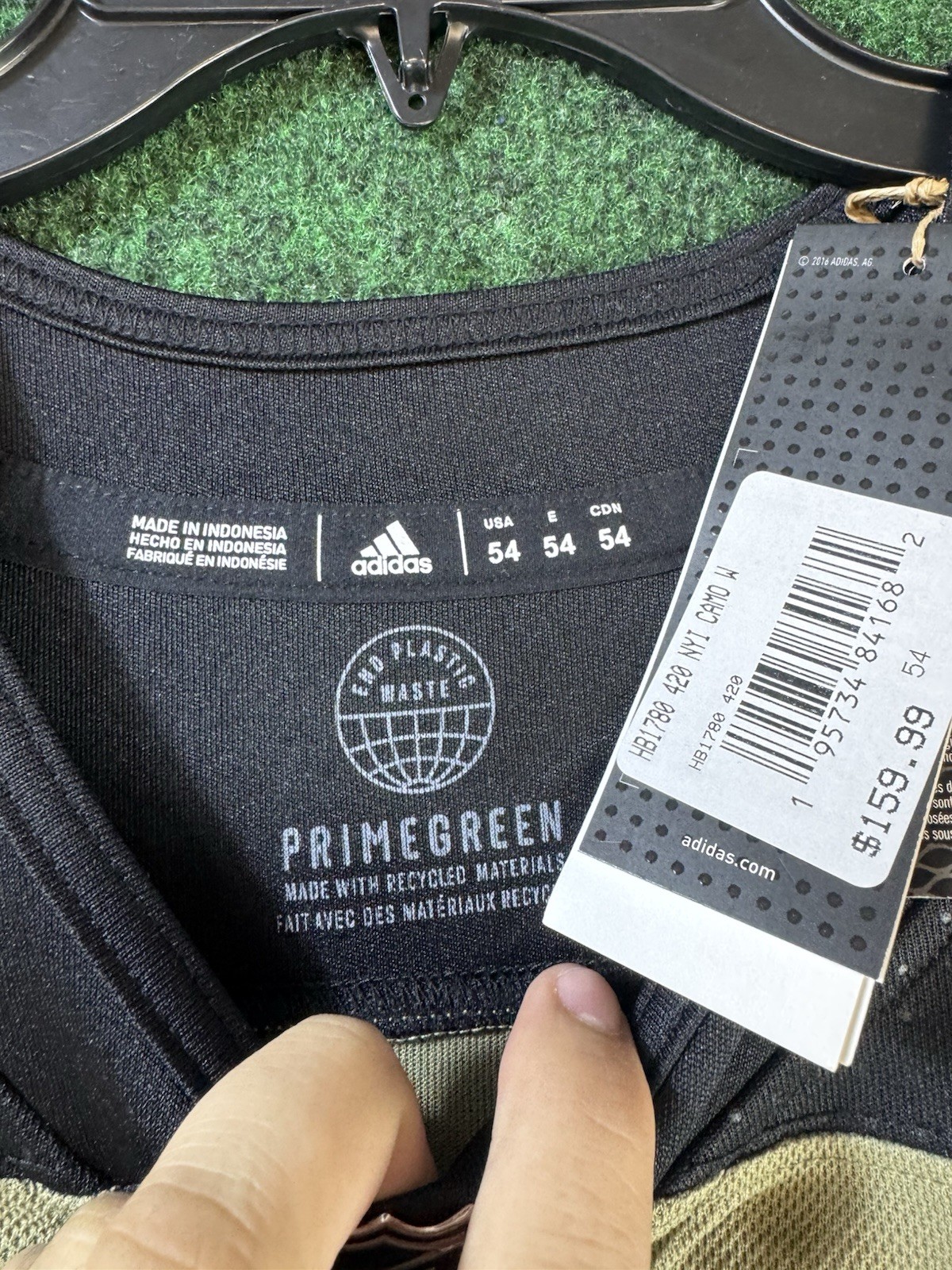 Adidas New York Islanders Salute To Service Military Appreciation Jersey Sz 54 thumbnail 4