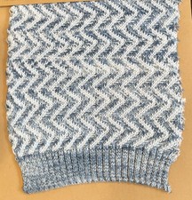 Retro Zig Zag Stripe Mix Stitch Knit Sweater Design Inspiration Swatch