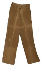 Carhartt Y26 BRN 16 Slim Youth Canvas Pants Dungaree Fit Distressed Spots