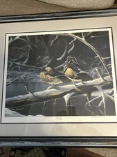 Ducks Unlimited Framed Matted Mark Anderson Limited Edition Interlude 31x27.5