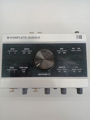 NATIVE INSTRUMENTS Audio Interface KOMPLETE 6 Used